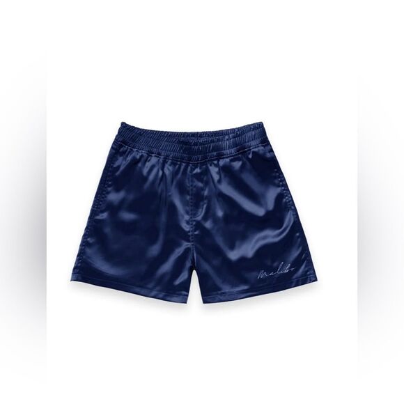 JJMALIBU SHIMMERFLEX ACTIVE SHORTS - NAVY small NWT in packaging - Picture 3 of 11